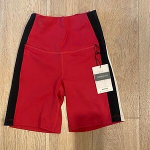 Splits59 Red and Black Athletic Shorts